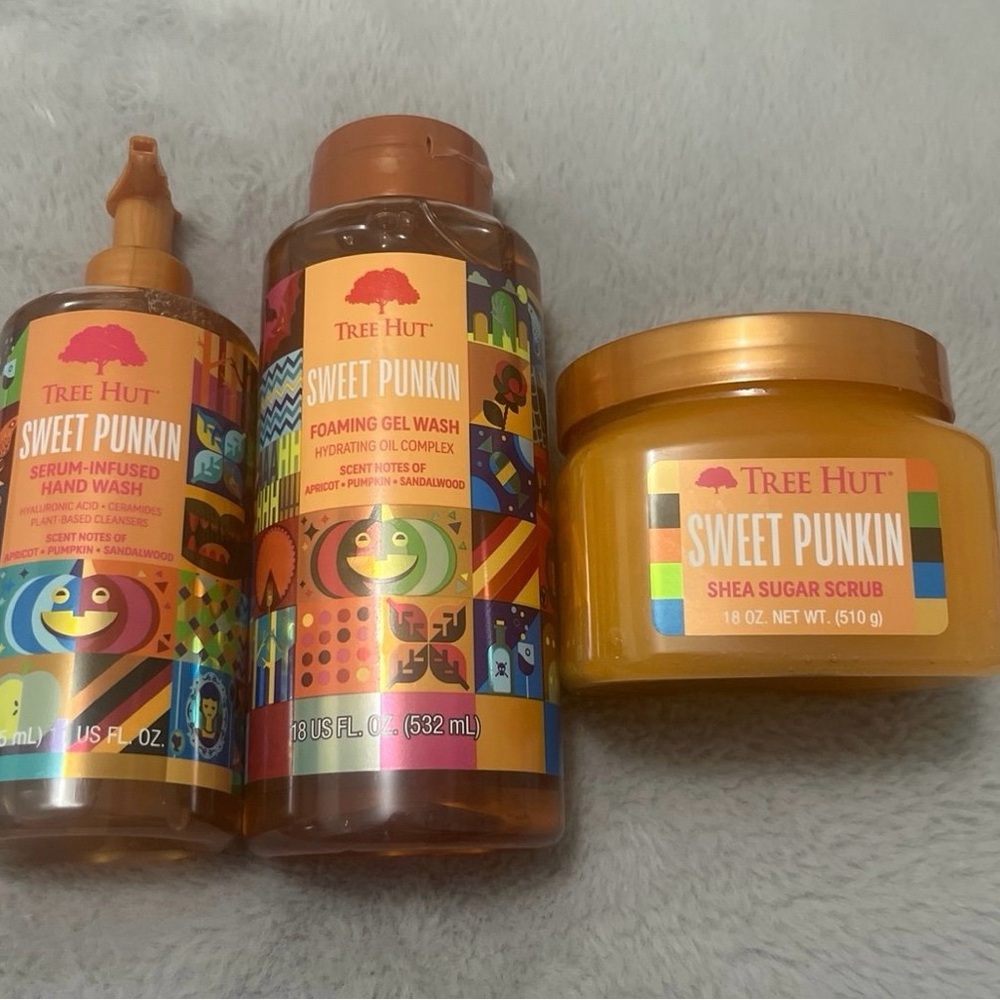 Tree Hut Sweet Punkin Bath & Body Set - Orange